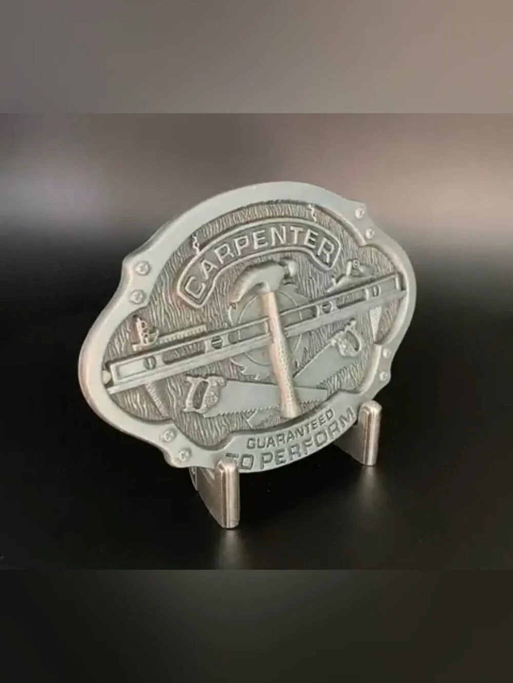 New carpenter Hammer Level Saw Tools belt buckle